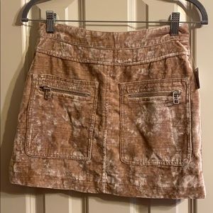Free People Dust to Dust Velvet Skirt